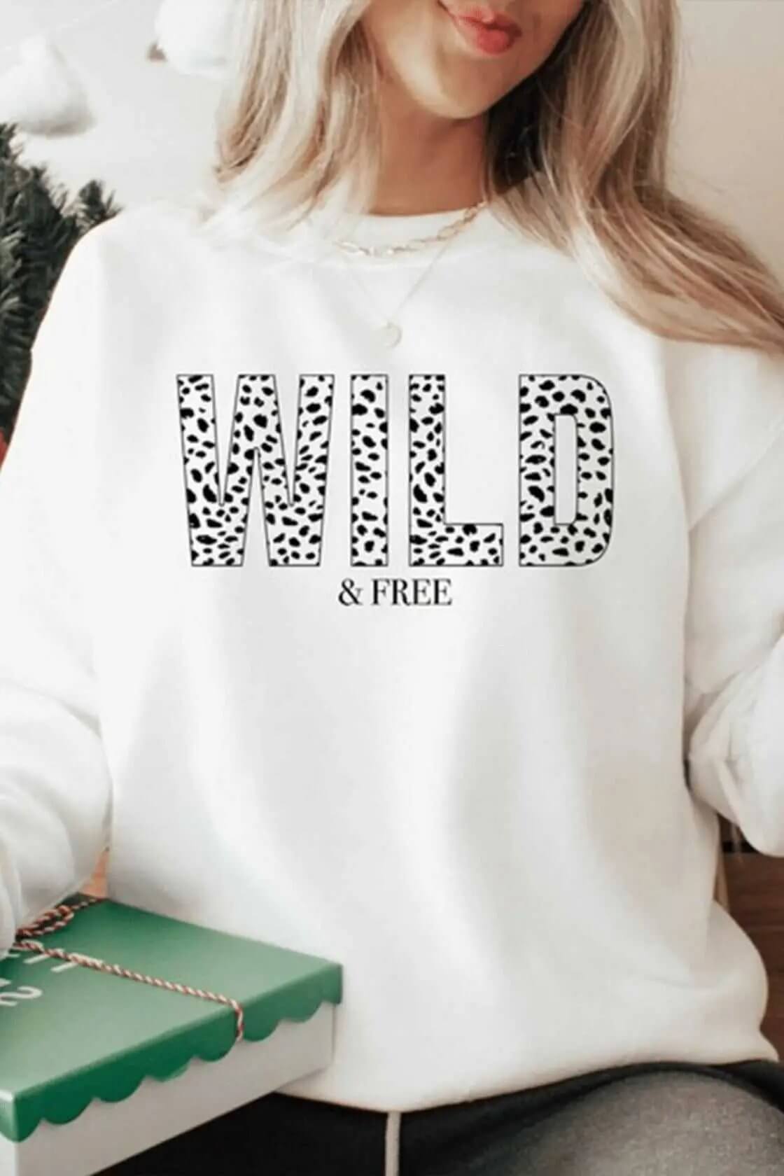 Wild and Free Graphic Sweatshirt